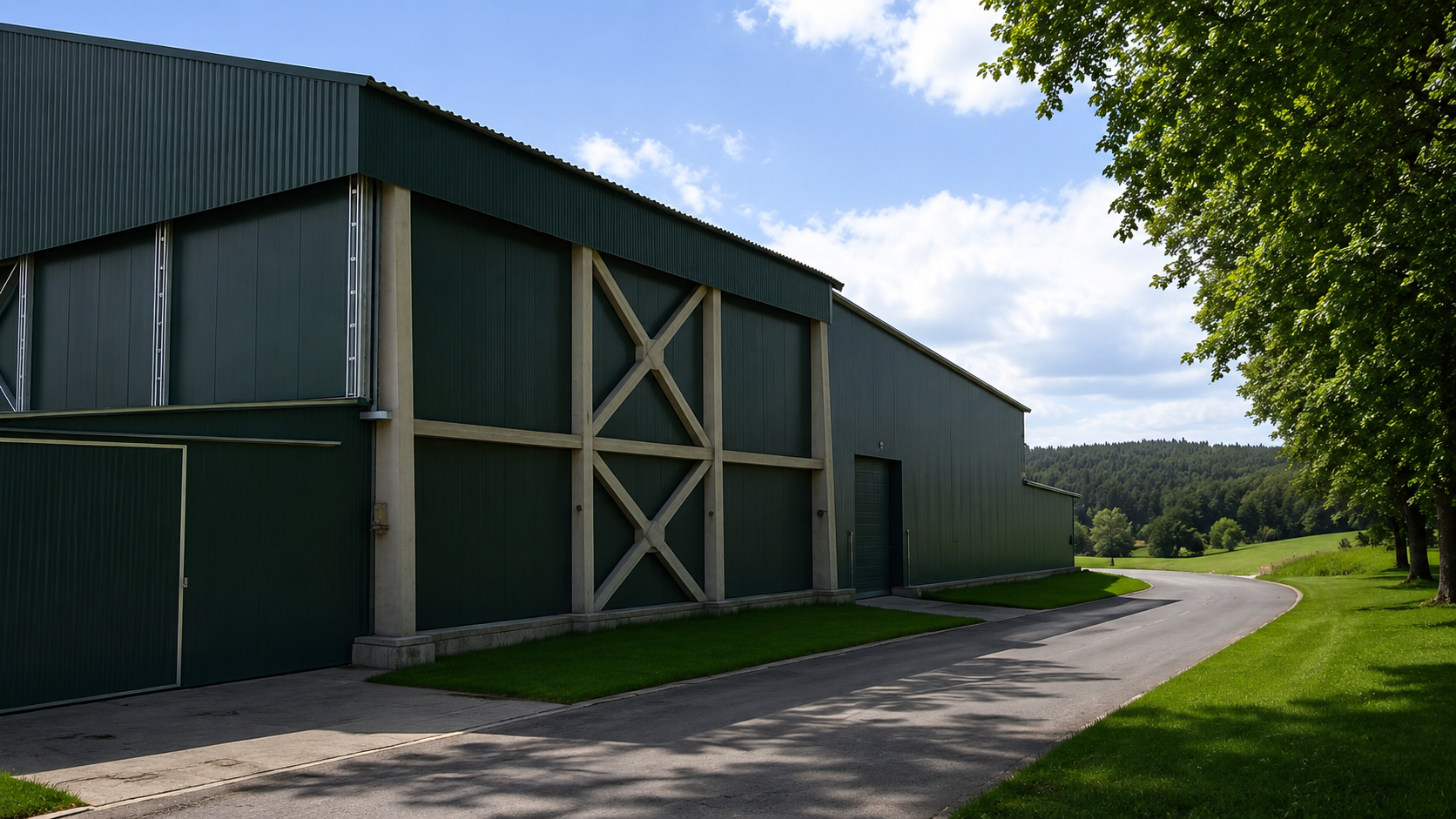 Green Farm warehouse exterior