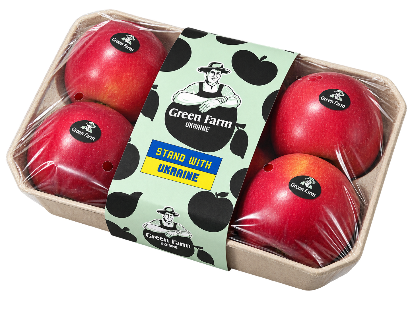 Six apple tray pack